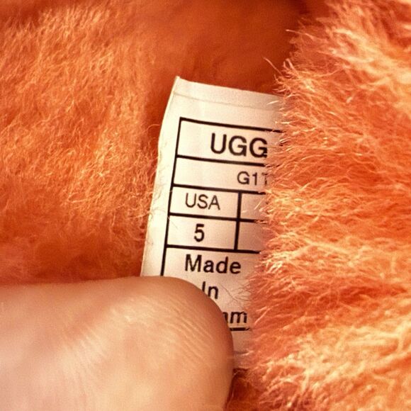 UGG Disquette Platform Slippers Sz 5 Hibiscus Pink Slip On - Picture 9 of 11